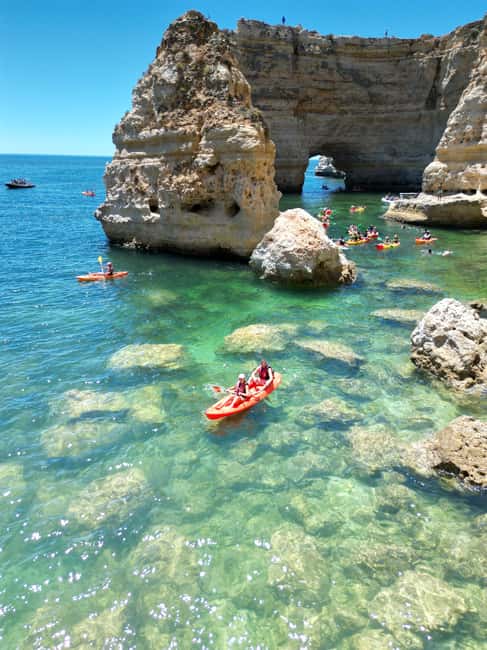 Lagoa: Benagil Caves and Wild Beaches Tour with Local Guide - Kayak Training, Then Straight Into Clear Water and Rock Formations