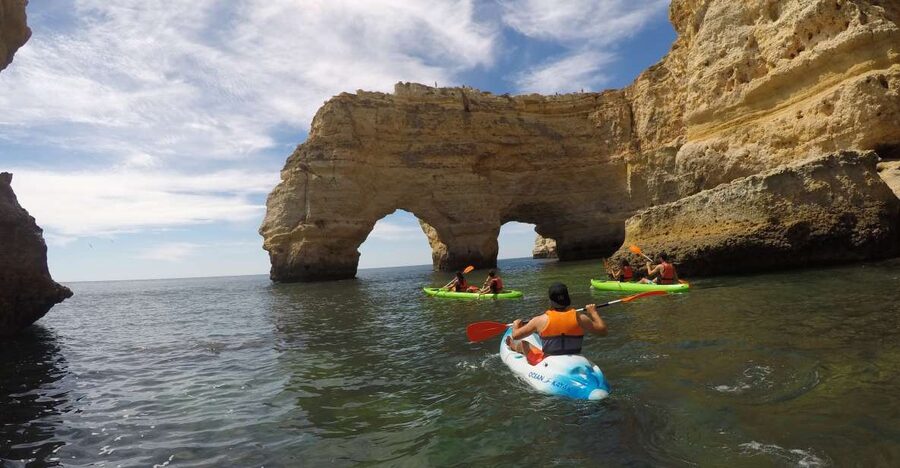 Lagoa: Benagil Caves Kayaking Tour - Hitting beaches and caves you can’t reach any other way