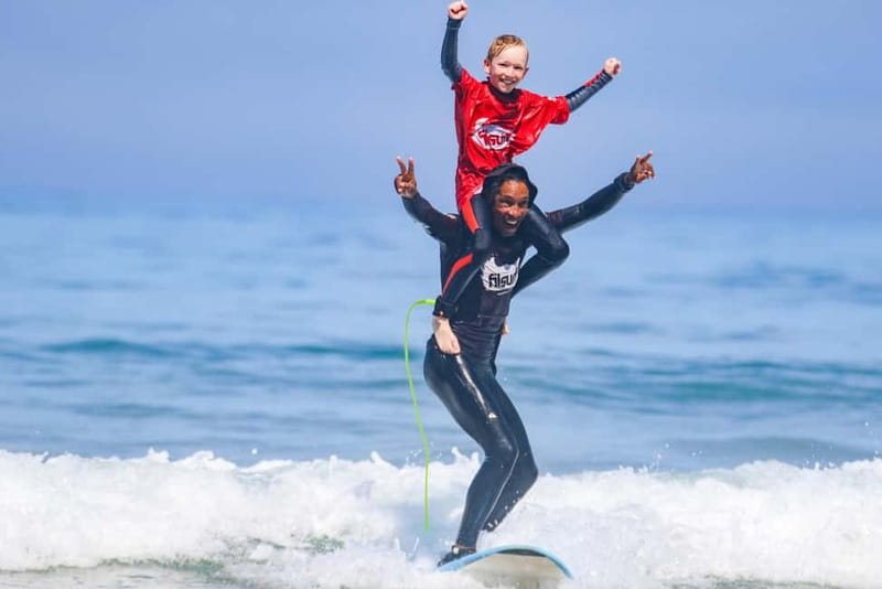 Lagos: group surf lessons for all levels - Coaching for All Levels, Not Just for People Who Surf Already