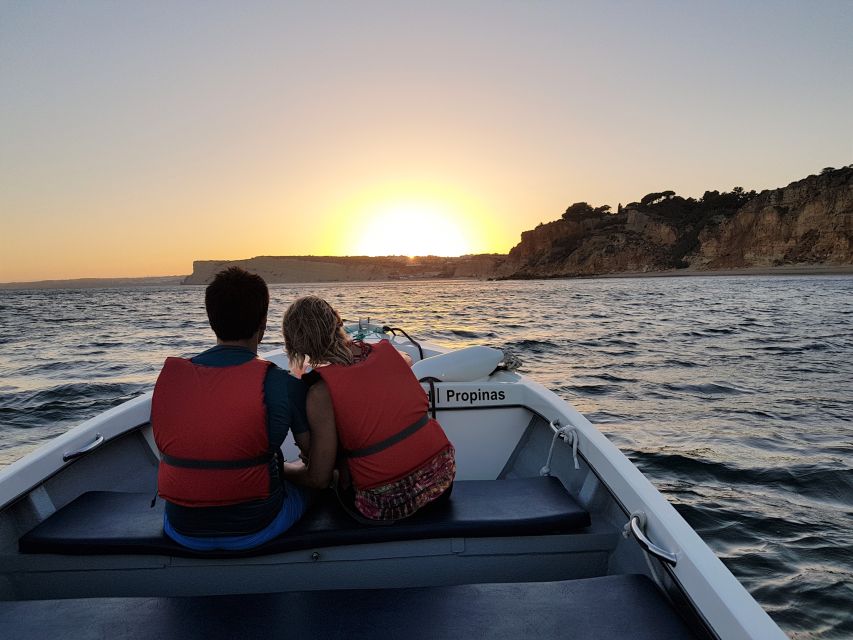 Lagos: Guided Ponta da Piedade Sunset Boat Tour - Life jackets are mandatory, so plan for comfort
