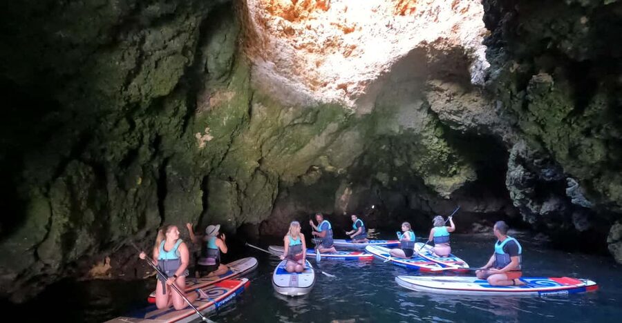 Lagos: Guided SUP Tour to Ponta da Piedade Caves - Ponta da Piedade sea caves feel different from a stand up paddle