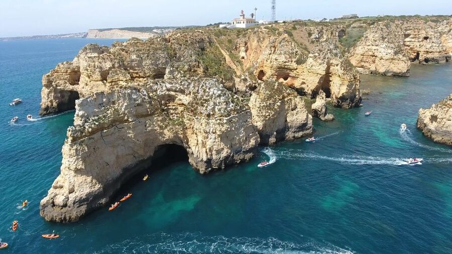 Lagos: Ponta da Piedade Cave and Coastal Tour - The coastal cruise between Lagos and Praia da Porto de Mos