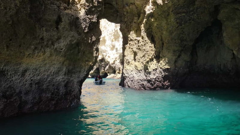 Lagos: Private Boat Cruise to Ponta da Piedade and swimming - A Private Boat on the Lagos Coast, Built for Caves