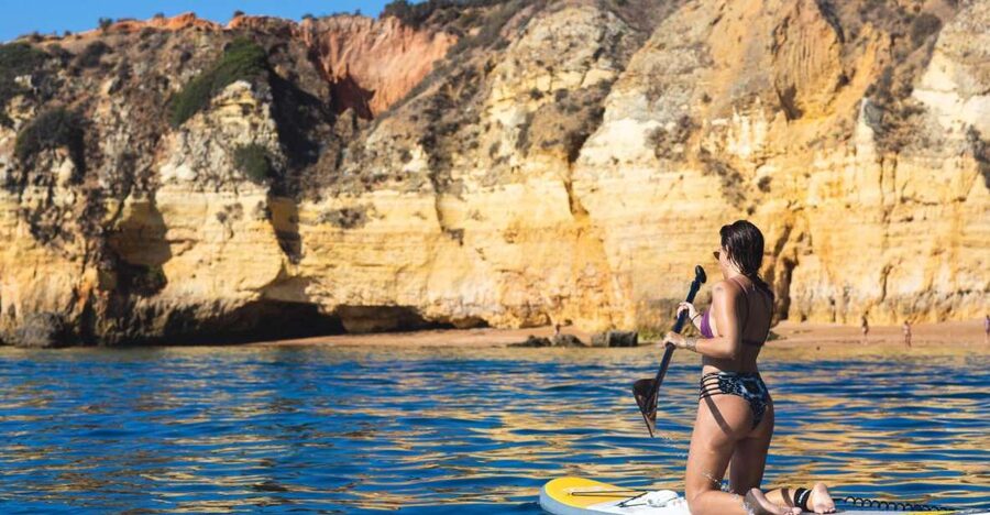 Lagos: Stand-Up Paddle Board Rental - Safety briefing, sea skill check, and how to dress for 16 to 18°C water