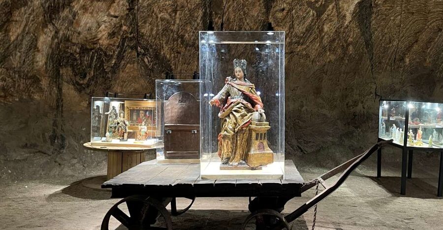 Loulé: Saint Barbara Miners Patron Art Collection Ticket - Two mine-chamber exhibitions: classic Saint Barbara art meets Klaus Zylla’s paintings