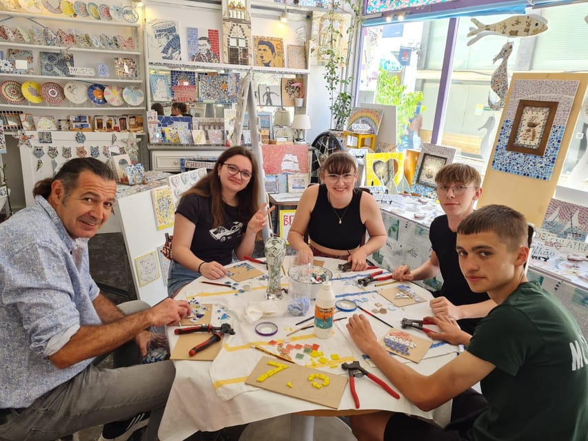 Olhão: Art Mosaic 2 hours Workshop by MosaicOlhão - Small-group timing, collections, and what to confirm