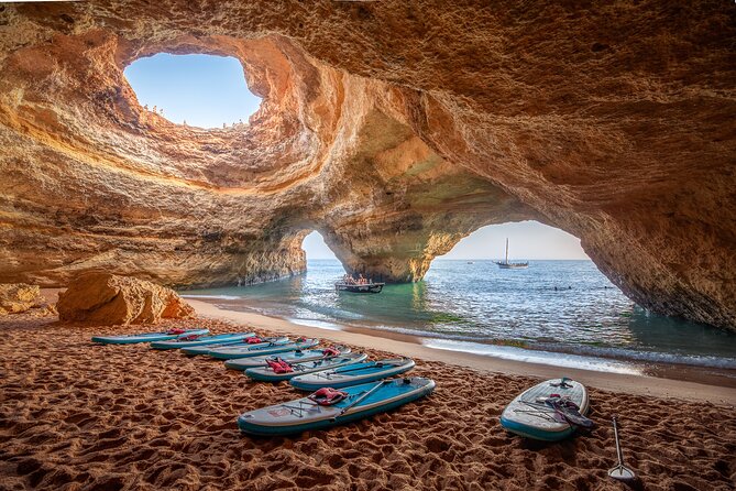 Paddleboarding adventure at Benagil caves - What Happens on the Water: Your 90 Minutes Around Benagil