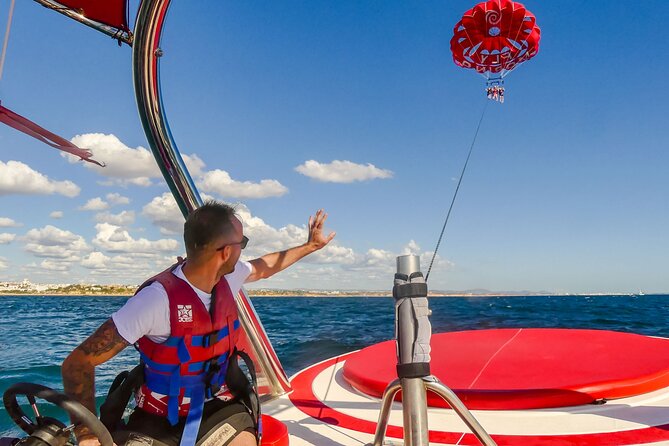 Parasailing from Albufeira Marina by Boat - The Flight Over the Algarve Coast: What Up to 10 Minutes Feels Like