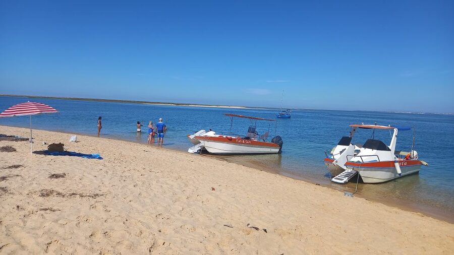 Passeio Barco na Ria Formosa 5H - Stop 1, Ilha Deserta beach time