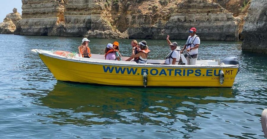 Ponta da Piedade:Express grotto tours - Life Jackets, Small Group Size, and Comfort on Deck