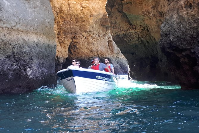Ponta da Piedade Grotto Tour in Lagos, Algarve - Sea Views of Costa D’Oiro, Praia Dona Ana and the Tunnel Legend