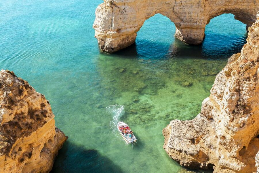 Portimão: Benagil Cave and Praia de Marinha Boat Tour - The Coast Stops: 20 Caves, Deserted Beaches, and Rock Formations