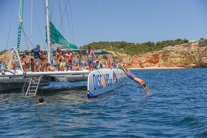 Portimao: Benagil Caves & Coastline - Catamaran - From Carvoeiro and Praia da Marinha to Benagil: Coast Stops Explained