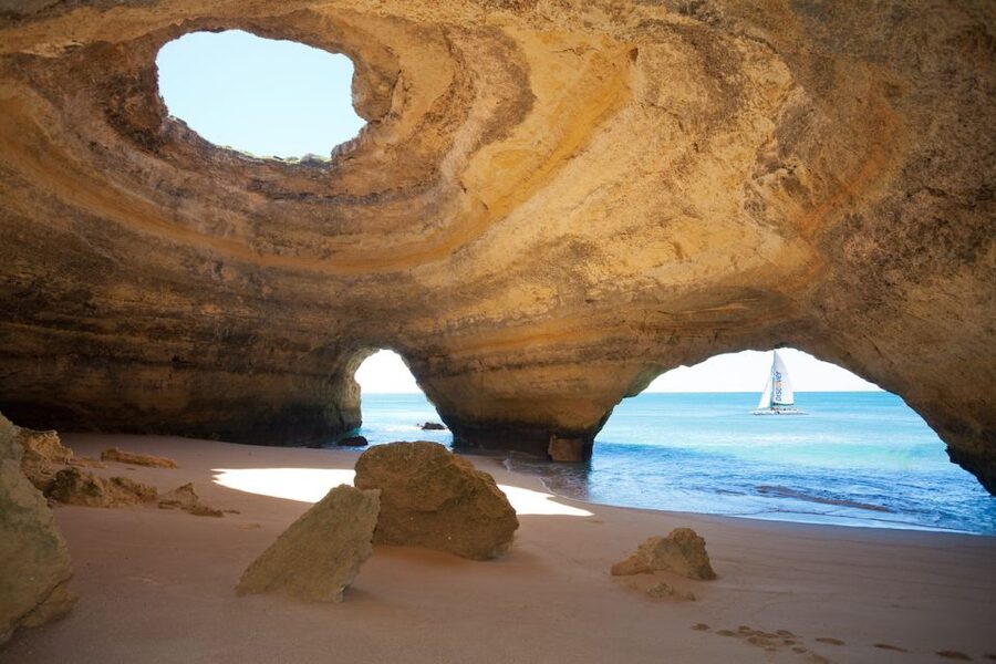 Portimao: Benagil Caves & Coastline Cruise - The coastline route: Praia da Rocha to Marinha viewpoints