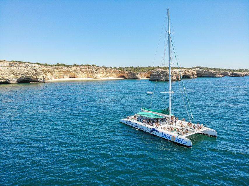 Portimao: Benagil Caves & Coastline Cruise - SUPs and the open-water waterpark: best for energetic types