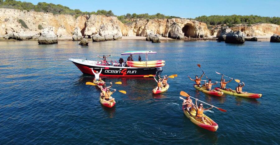 Portimão: Benagil Caves Speedboat and Kayak Guided Tour - Timing and duration: what 2.5 hours feels like in real life