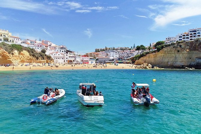 Portimão: Benagil Caves Speedboat Tour - Benagil cave time: close looks, safety rules, and photo reality