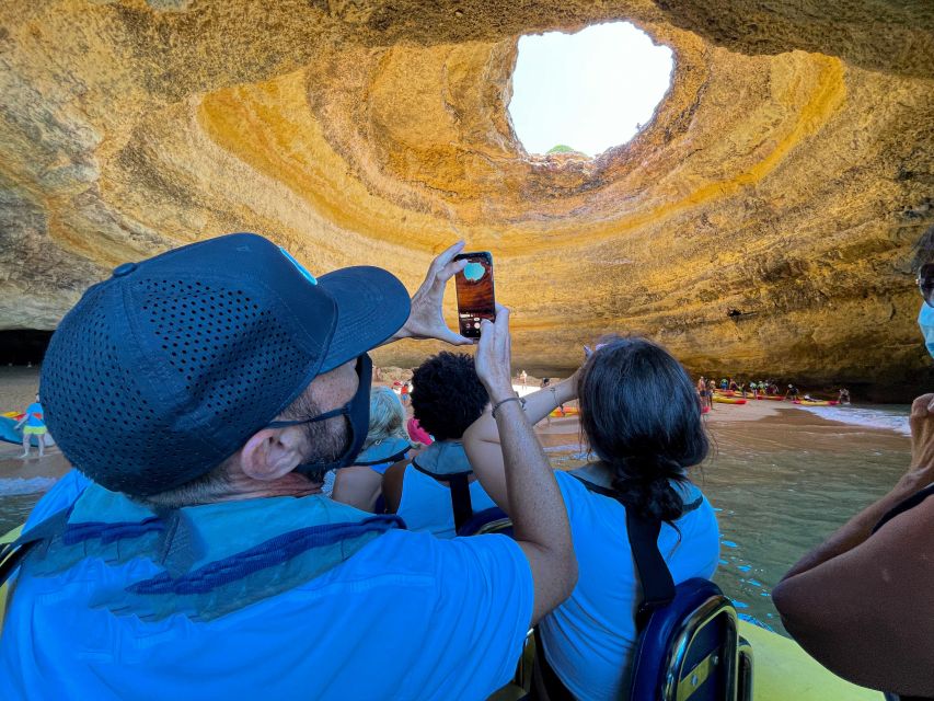 Portimão: Benagil Grottoes Boat Cruise - Entering the Benagil Caves: The Iconic Formations Up Close