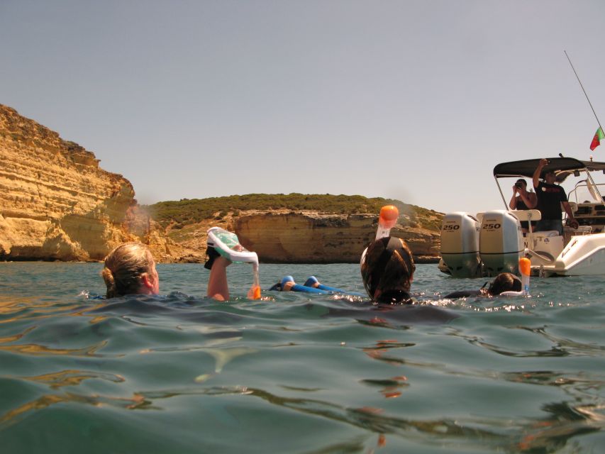 Portimão: Private Benagil Cave Boating Tour - Snorkeling gear and wetsuits, comfort and safety without the shopping