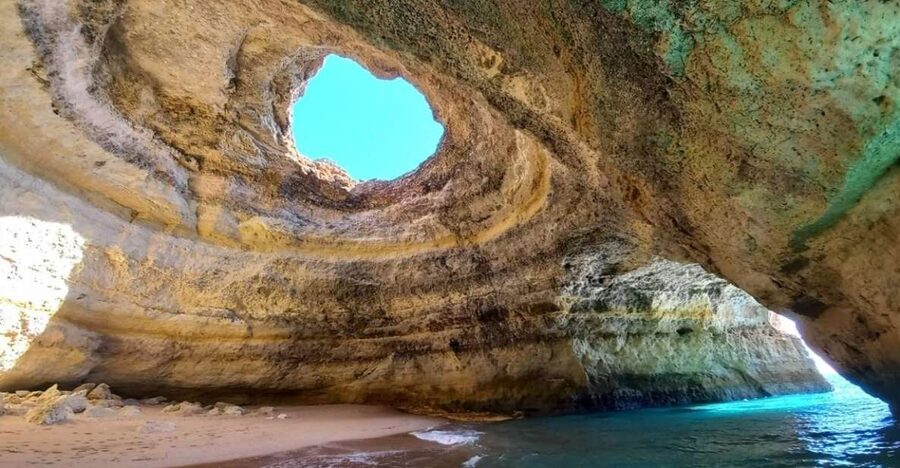 Portimão: Private Boat Trip to Benagil Caves - Sailing out, your guide turns the coast into a story you can see