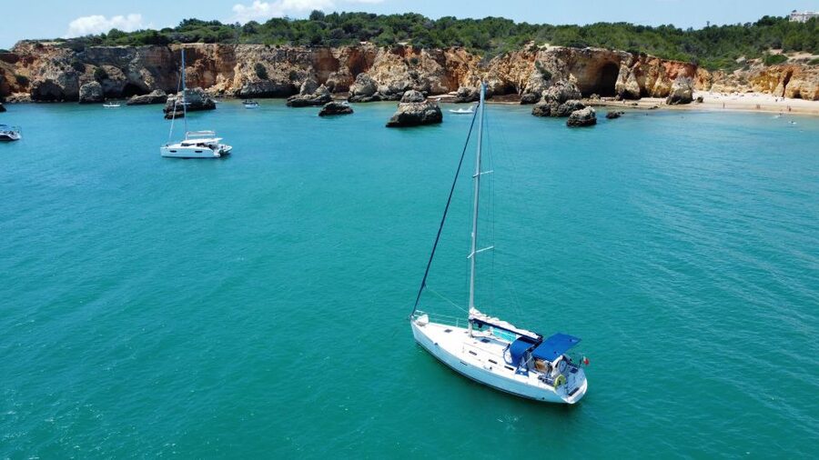 Portimão: Private Sailing Boat Tour with Local Wine - How the itinerary flexes when wind changes