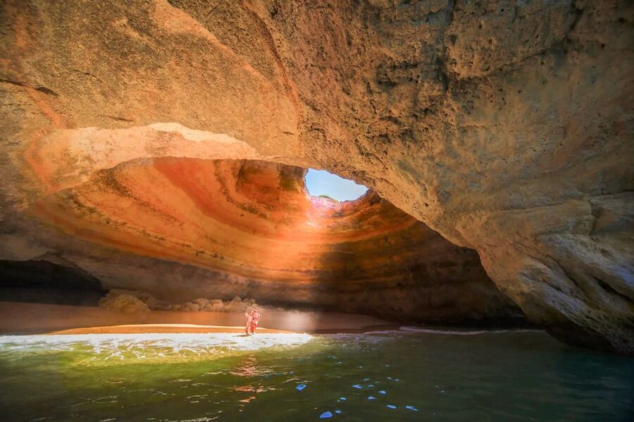 Portimão: Sunset Cruise to Benagil Cave - If the sea is rough: why you might miss cave entry (and still have a good trip)