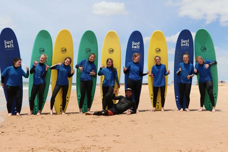 Quarteira: 2-Hour Surf Lesson at Falésia Beach - What you learn in 2 hours, and how the small group helps