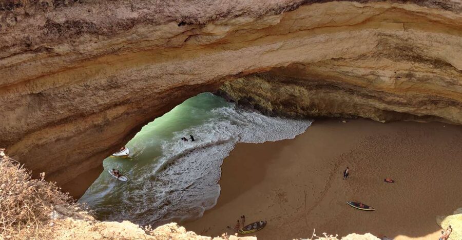 Quarteira: Benagil Cave Guided Catamaran Day Cruise & Drink - Meeting at Cruzeiros Da Oura Lda: The Small Step That Makes Everything Smooth