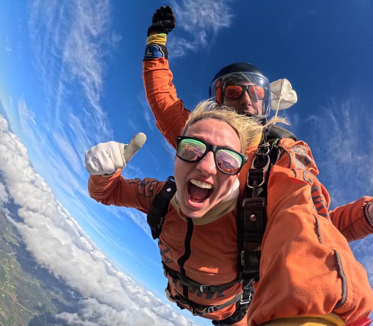 Skydive Algarve: Tandem Skydiving 10.000ft (up to 15.000ft) - The 15-minute flight over the Atlantic and Alvor Bay