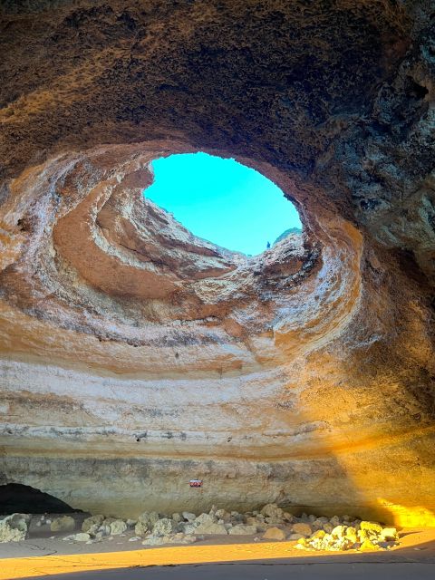 Sunset Benagil Caves Boat Tour - Benagil Cave rules: close view, no footsteps inside