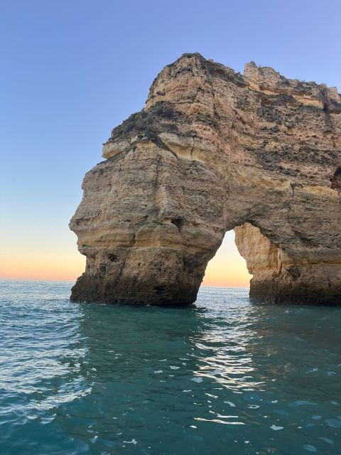 Sunset Benagil Caves Boat Tour - The sea-only stops: from Praia dos Beijinhos to Marinha’s Coração