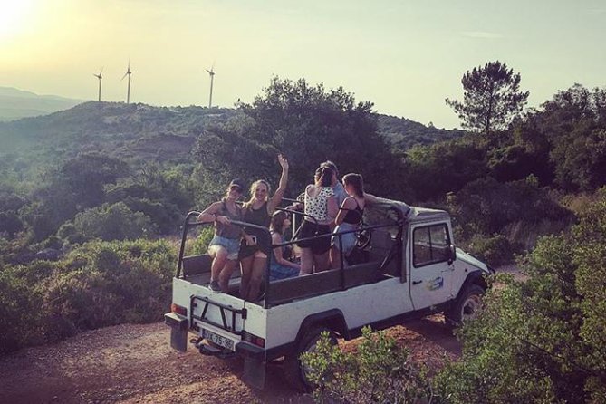 Sunset Jeep Safari with Dinner in Algarve - Sao Bartolomeu sunset viewpoint: the view is the point, and wind is the catch