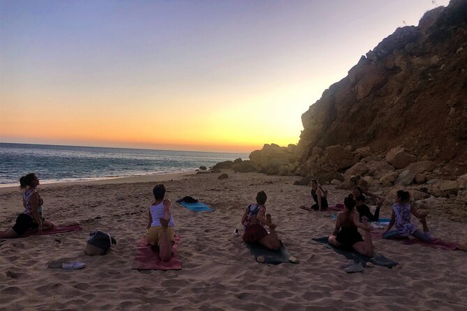 Sunset Yoga at Lagos's beautiful beach by el Sol Lifestyle - Sunset Yoga at Praia de Porto Mós: A Calm Lagos Evening With Real Seaside Energy