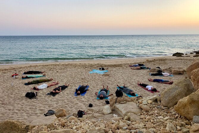 Sunset Yoga at Lagos's beautiful beach by el Sol Lifestyle - The Beach Walk to a Hidden Spot: Why That Intro Matters