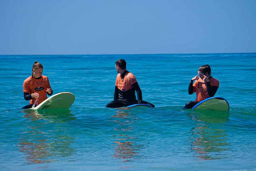 Surf Lesson Praia da Rocha - Small-group coaching with a 1-to-5 teacher ratio