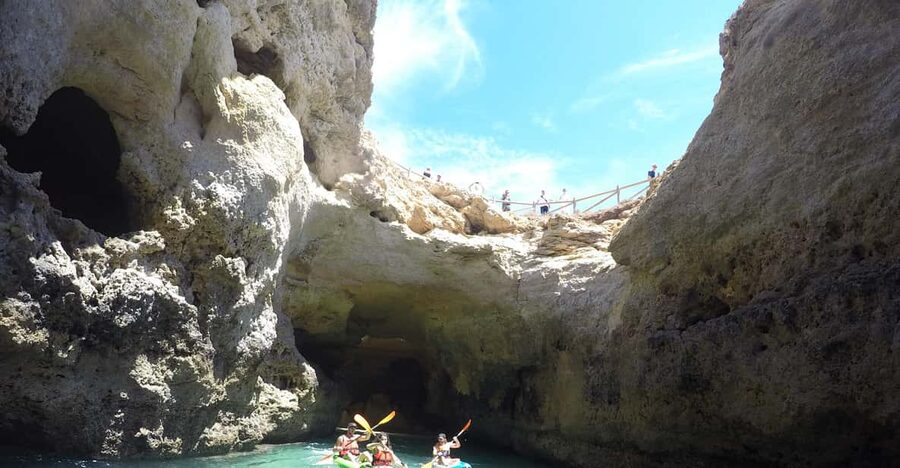 The Algarve: Benagil Cave Kayak Tour - The 2 Hour Route: Five Caves, Coastal Views, and Short Beach Breaks