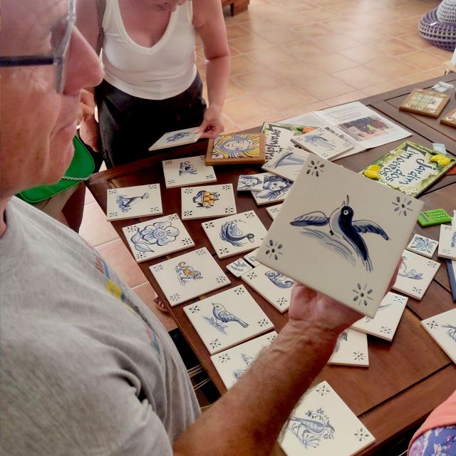 Tile painting workshop in the Algarve - Price and value: what $102 buys you in the Algarve