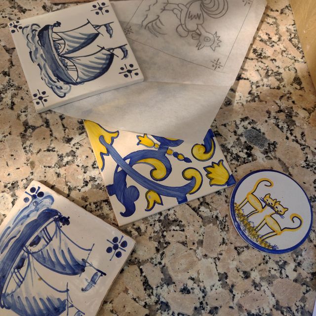 Tile painting workshop in the Algarve - Who this workshop suits best (and who might prefer something else)